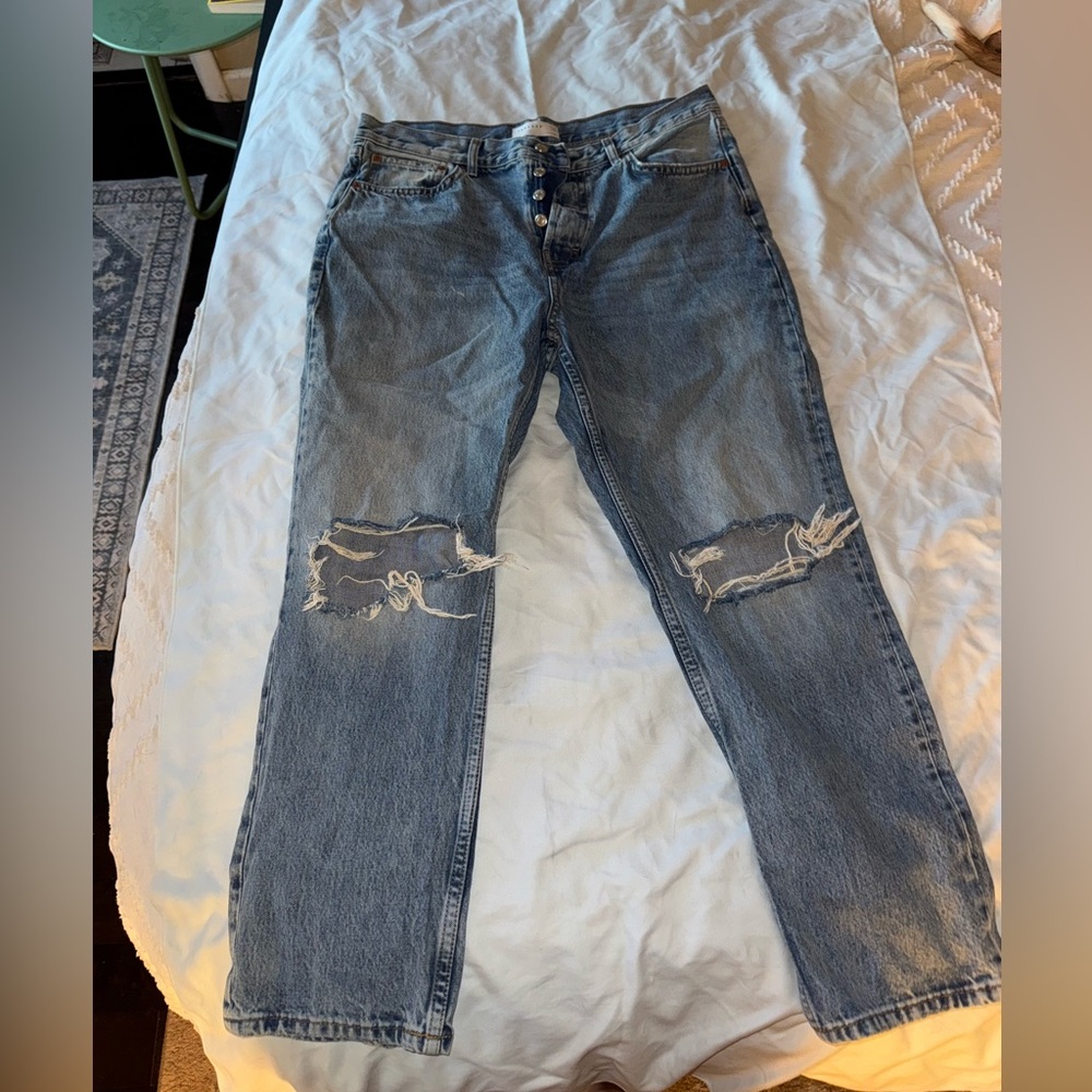 Medium Wash Topshop Jeans